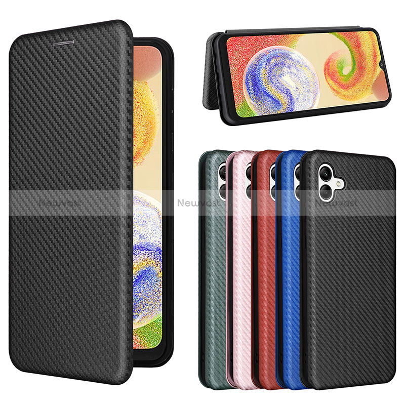 Leather Case Stands Flip Cover Holder L02Z for Samsung Galaxy M04