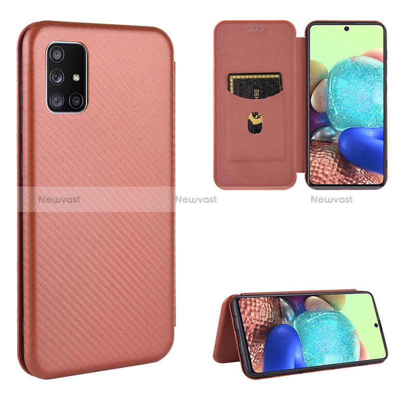 Leather Case Stands Flip Cover Holder L02Z for Samsung Galaxy M40S