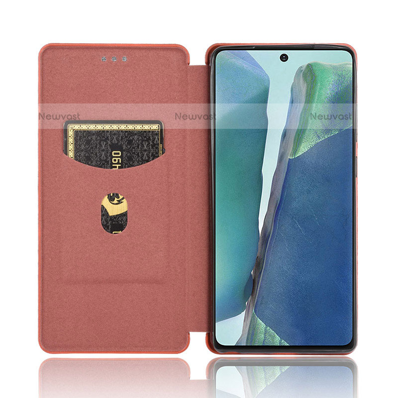 Leather Case Stands Flip Cover Holder L02Z for Samsung Galaxy Note 20 5G