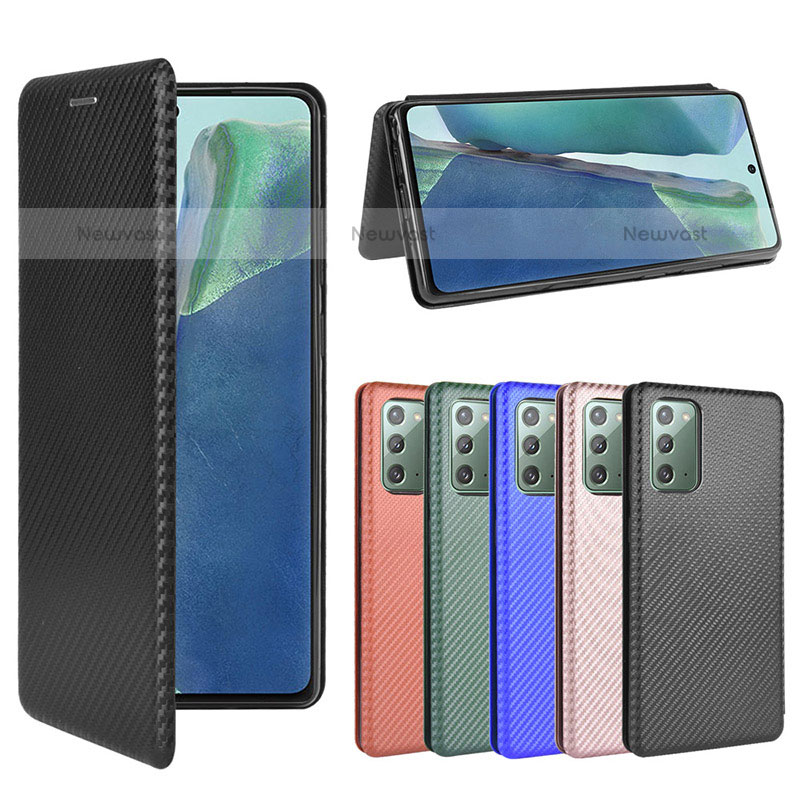 Leather Case Stands Flip Cover Holder L02Z for Samsung Galaxy Note 20 5G