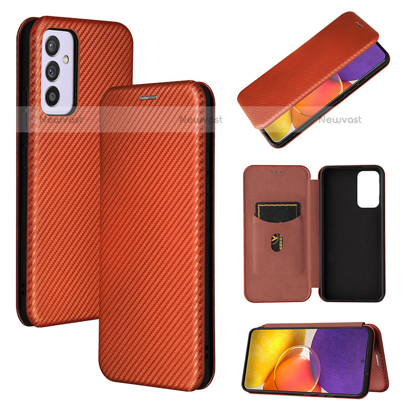 Leather Case Stands Flip Cover Holder L02Z for Samsung Galaxy Quantum2 5G