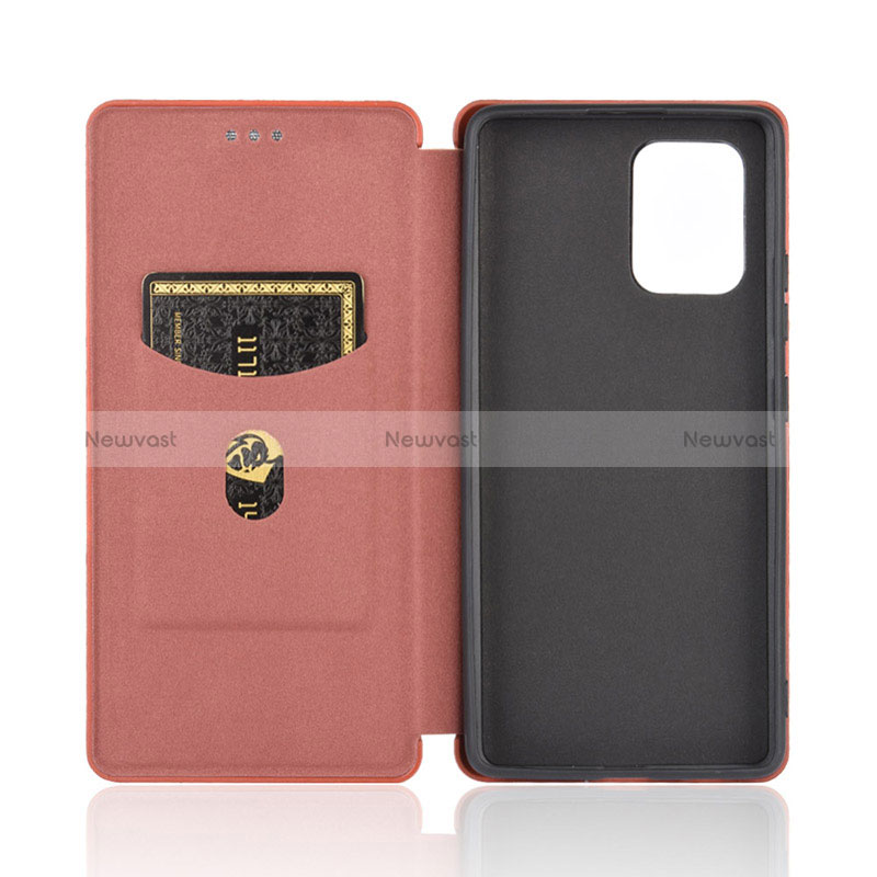 Leather Case Stands Flip Cover Holder L02Z for Samsung Galaxy S10 Lite