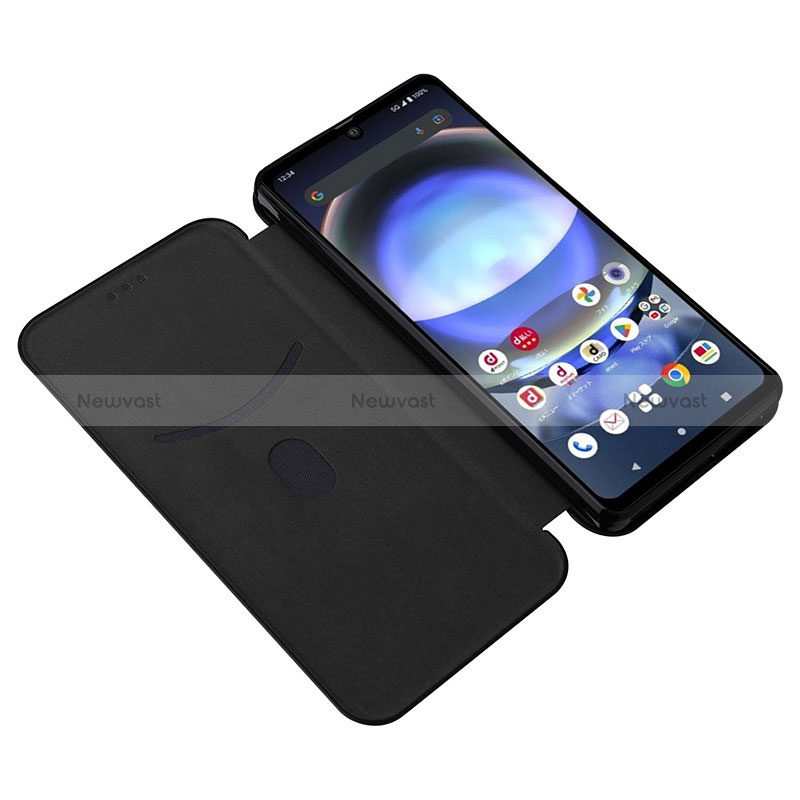 Leather Case Stands Flip Cover Holder L02Z for Sharp Aquos R8