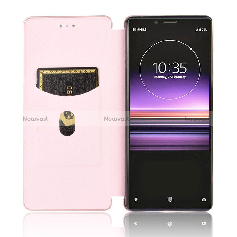 Leather Case Stands Flip Cover Holder L02Z for Sony Xperia 1