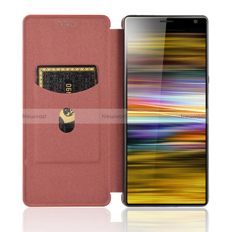 Leather Case Stands Flip Cover Holder L02Z for Sony Xperia 10 III SO-52B