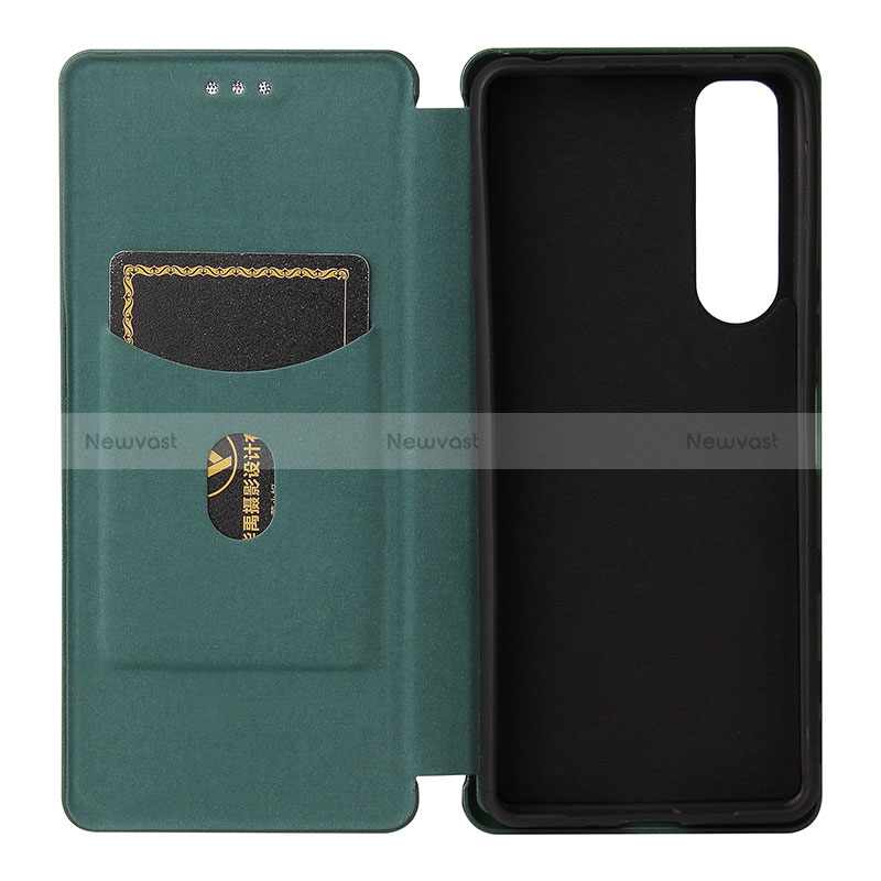 Leather Case Stands Flip Cover Holder L02Z for Sony Xperia 5 III SO-53B