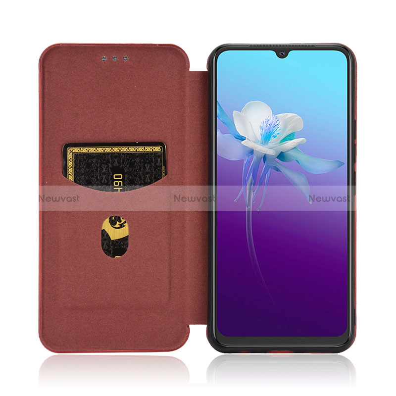 Leather Case Stands Flip Cover Holder L02Z for Vivo V20 (2021)