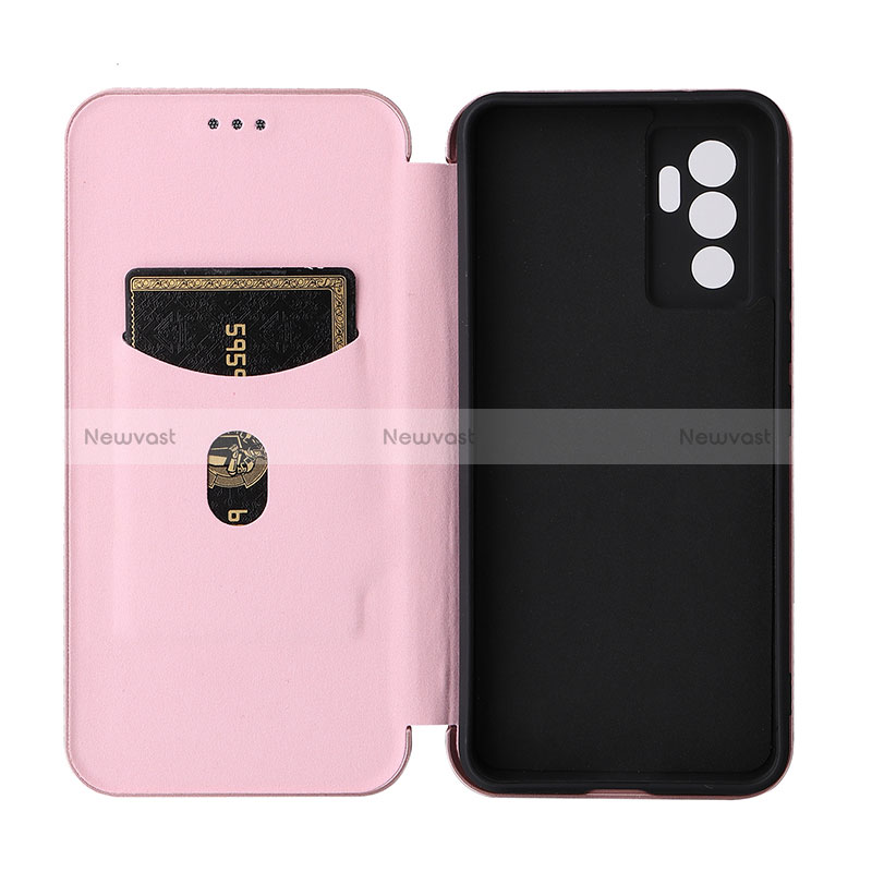 Leather Case Stands Flip Cover Holder L02Z for Vivo V23e 5G