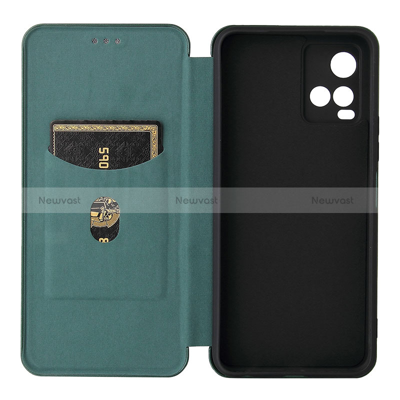 Leather Case Stands Flip Cover Holder L02Z for Vivo Y21