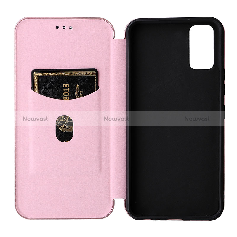 Leather Case Stands Flip Cover Holder L02Z for Vivo Y3s (2021)