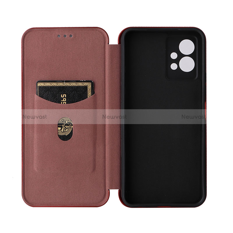 Leather Case Stands Flip Cover Holder L02Z for Vivo Y52t 5G