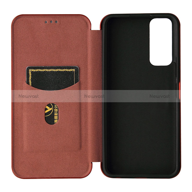 Leather Case Stands Flip Cover Holder L02Z for Vivo Y72 5G