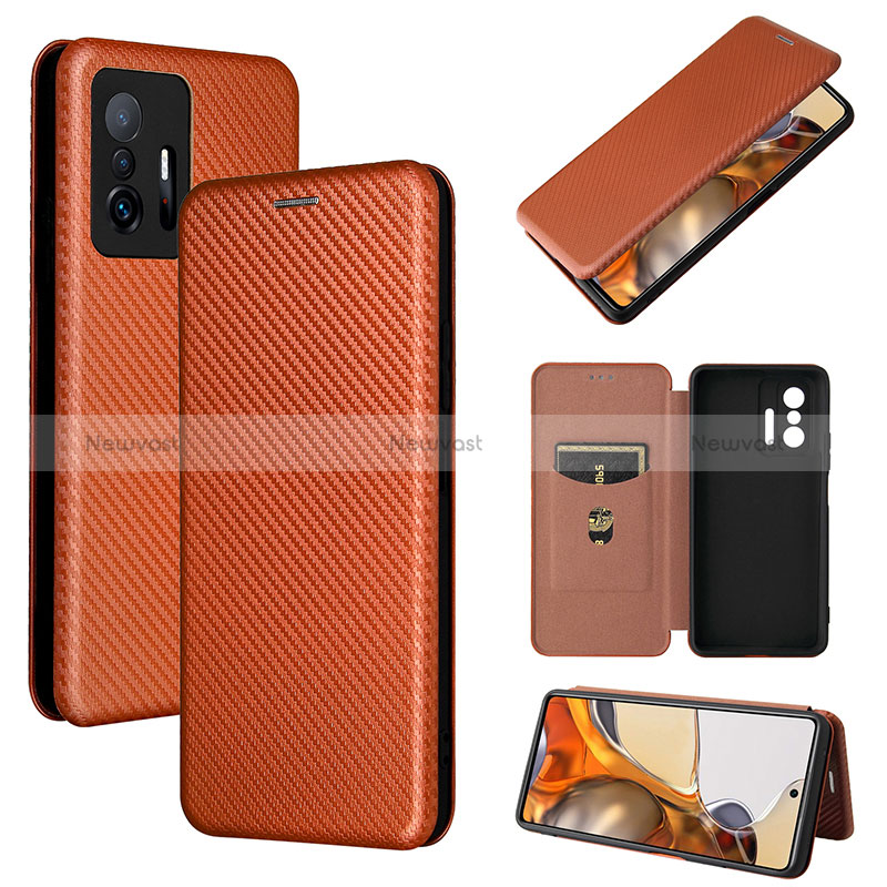 Leather Case Stands Flip Cover Holder L02Z for Xiaomi Mi 11T Pro 5G