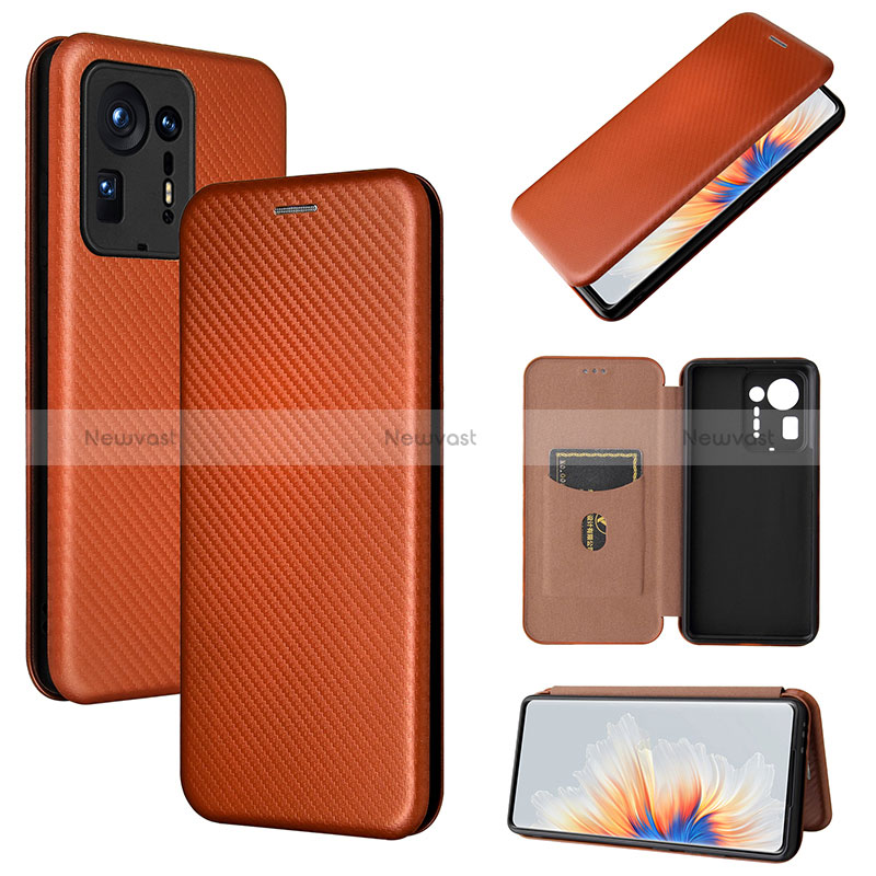 Leather Case Stands Flip Cover Holder L02Z for Xiaomi Mi Mix 4 5G