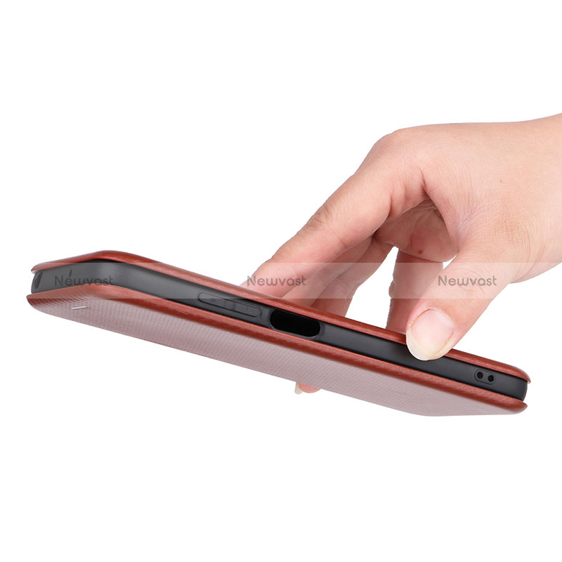 Leather Case Stands Flip Cover Holder L02Z for Xiaomi Poco M5 4G