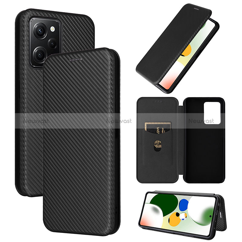 Leather Case Stands Flip Cover Holder L02Z for Xiaomi Poco X5 Pro 5G