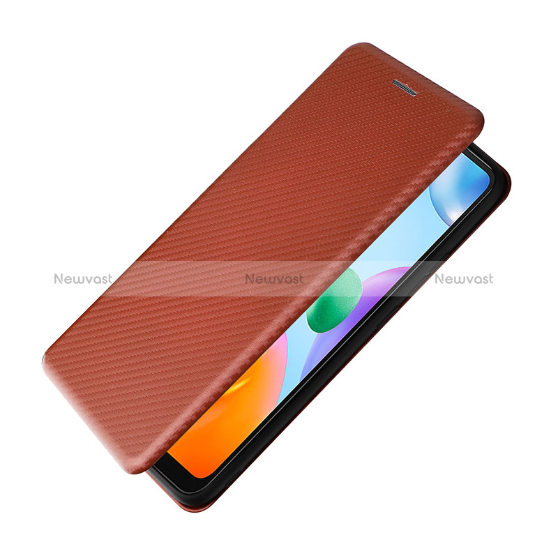 Leather Case Stands Flip Cover Holder L02Z for Xiaomi Redmi 10 India