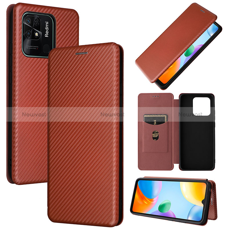 Leather Case Stands Flip Cover Holder L02Z for Xiaomi Redmi 10 Power