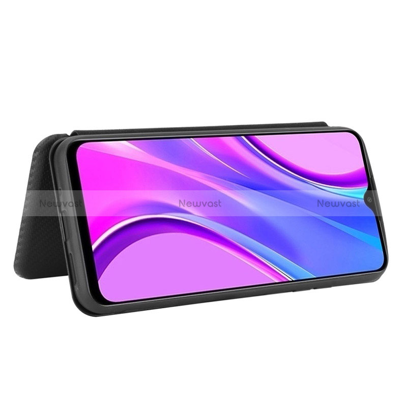 Leather Case Stands Flip Cover Holder L02Z for Xiaomi Redmi 9 India