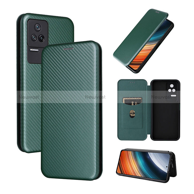 Leather Case Stands Flip Cover Holder L02Z for Xiaomi Redmi K40S 5G