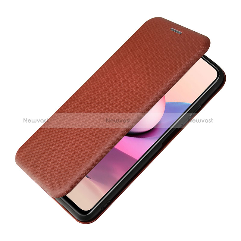 Leather Case Stands Flip Cover Holder L02Z for Xiaomi Redmi Note 10 4G