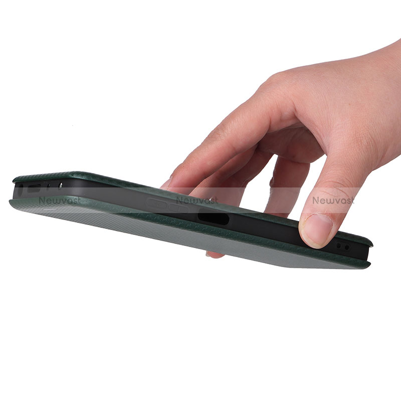 Leather Case Stands Flip Cover Holder L02Z for Xiaomi Redmi Note 11E Pro 5G