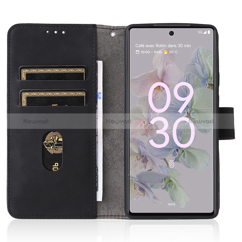 Leather Case Stands Flip Cover Holder L03Z for Google Pixel 6a 5G