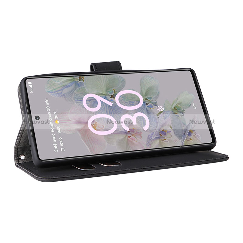 Leather Case Stands Flip Cover Holder L03Z for Google Pixel 6a 5G