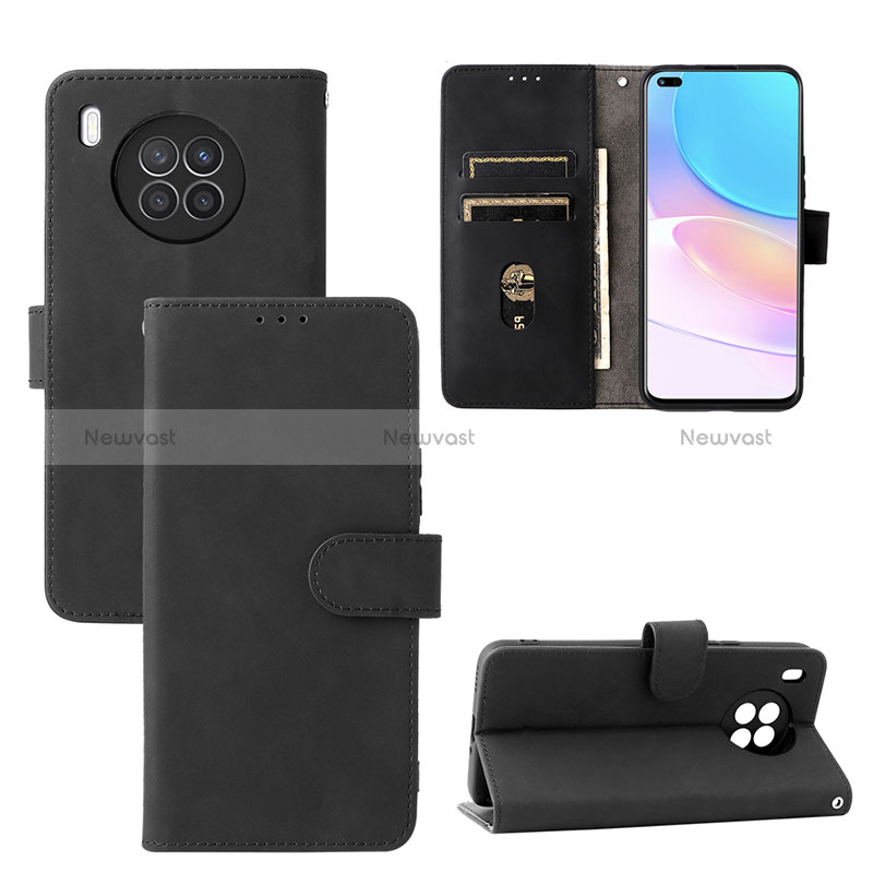 Leather Case Stands Flip Cover Holder L03Z for Huawei Honor 50 Lite