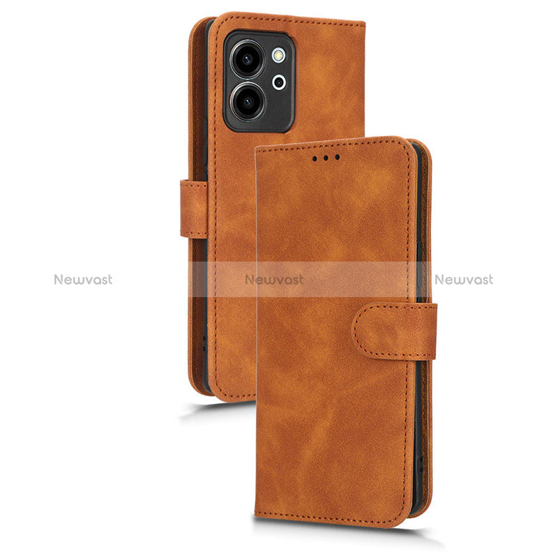 Leather Case Stands Flip Cover Holder L03Z for Huawei Honor 80 SE 5G