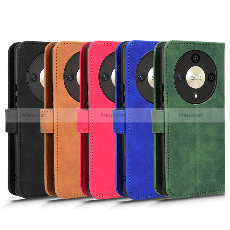 Leather Case Stands Flip Cover Holder L03Z for Huawei Honor Magic6 Lite 5G