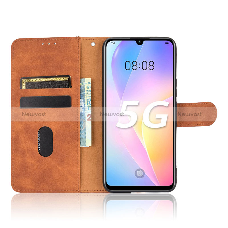 Leather Case Stands Flip Cover Holder L03Z for Huawei Nova 8 SE 4G