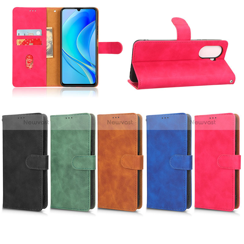 Leather Case Stands Flip Cover Holder L03Z for Huawei Nova Y70 Plus