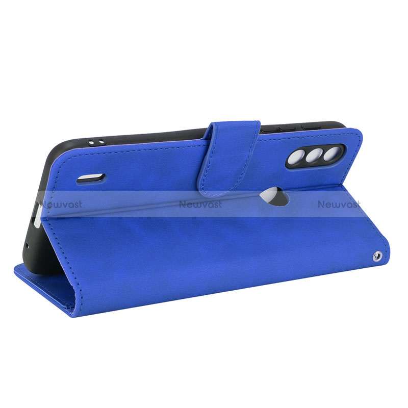 Leather Case Stands Flip Cover Holder L03Z for Motorola Moto E7 Power