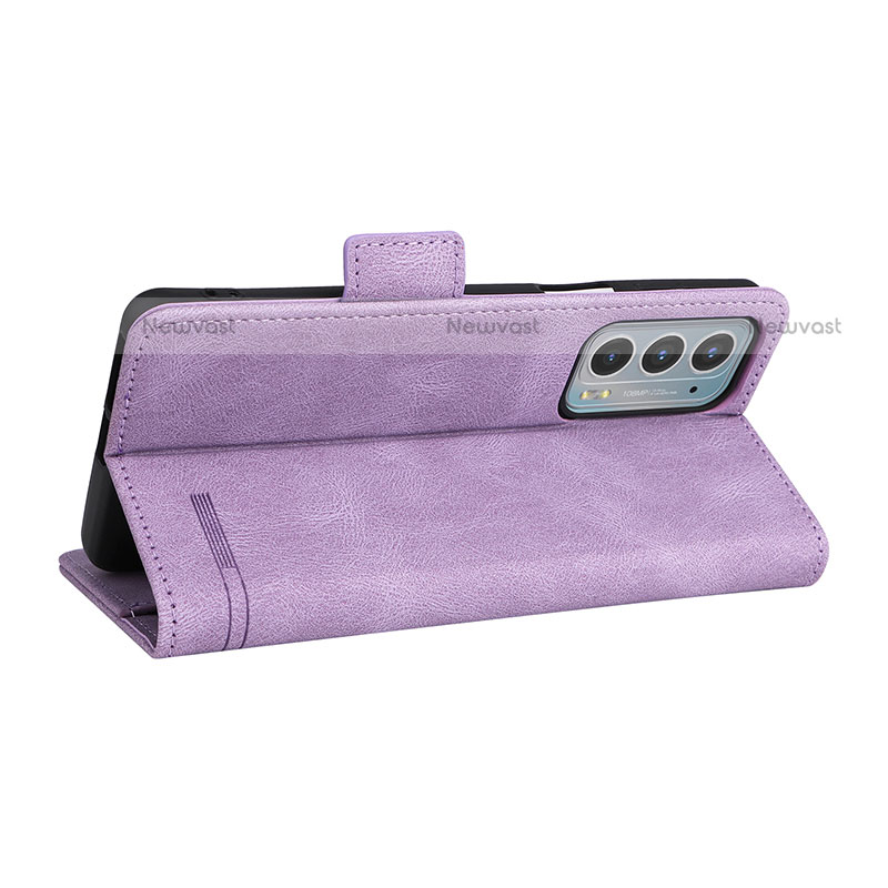 Leather Case Stands Flip Cover Holder L03Z for Motorola Moto Edge 20 5G