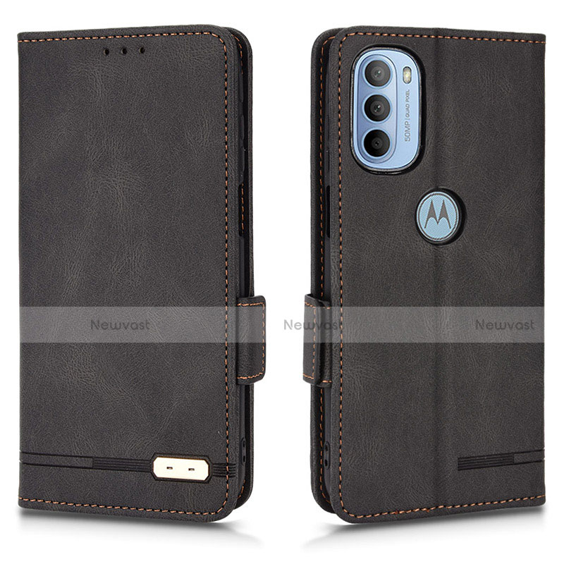 Leather Case Stands Flip Cover Holder L03Z for Motorola Moto G41