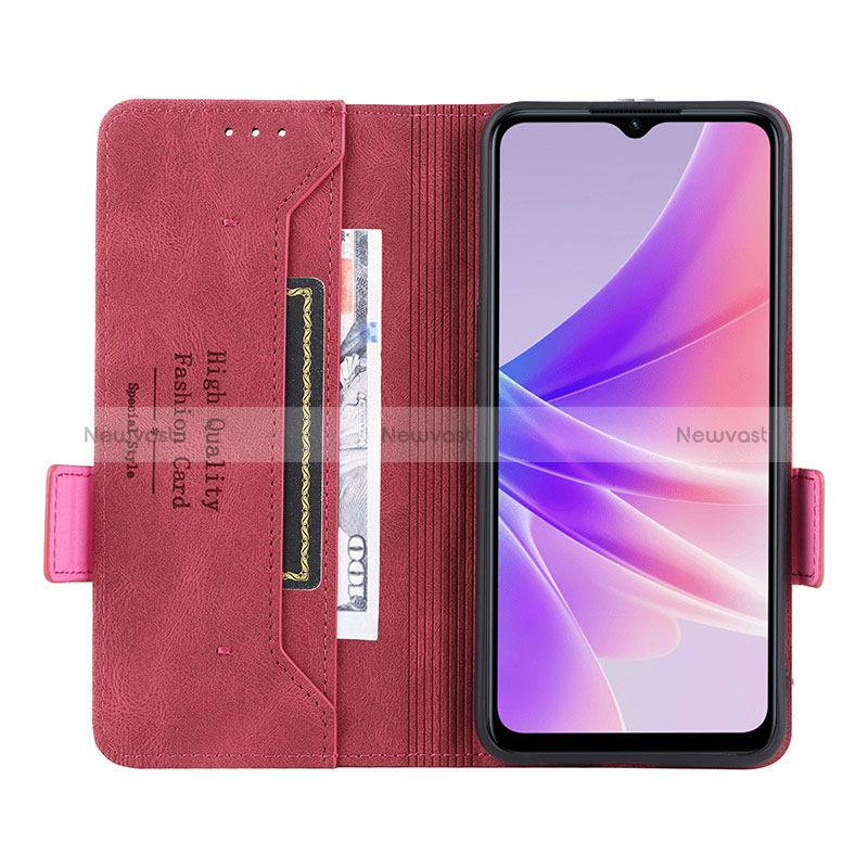 Leather Case Stands Flip Cover Holder L03Z for Oppo A77 5G