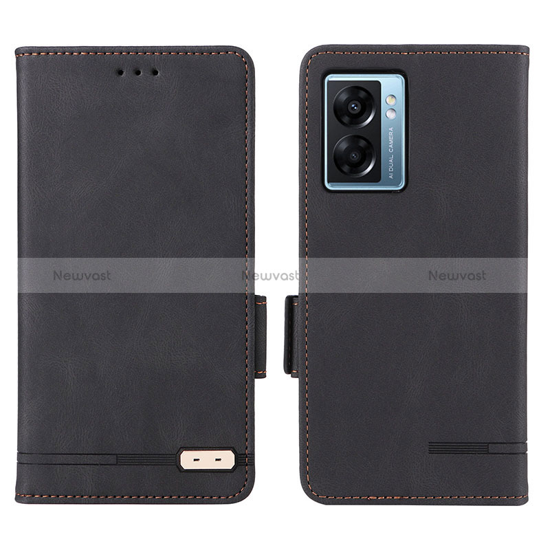 Leather Case Stands Flip Cover Holder L03Z for Oppo K10 5G India