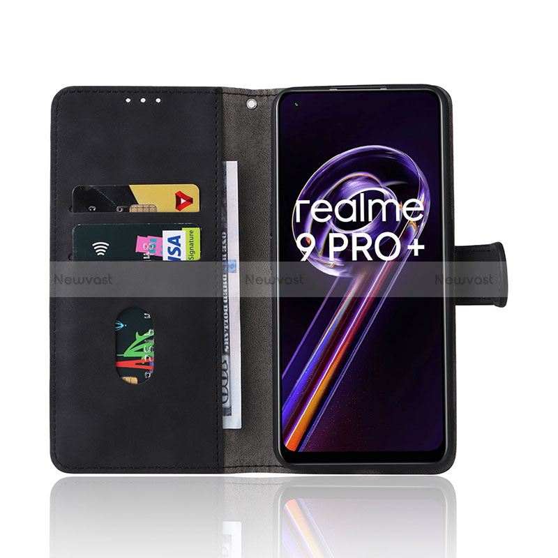 Leather Case Stands Flip Cover Holder L03Z for Realme 9 Pro+ Plus 5G