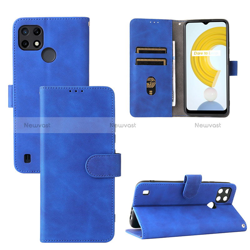 Leather Case Stands Flip Cover Holder L03Z for Realme C21Y