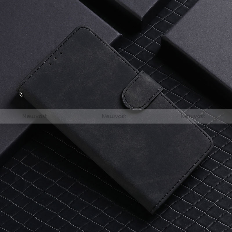 Leather Case Stands Flip Cover Holder L03Z for Realme GT 5G Black