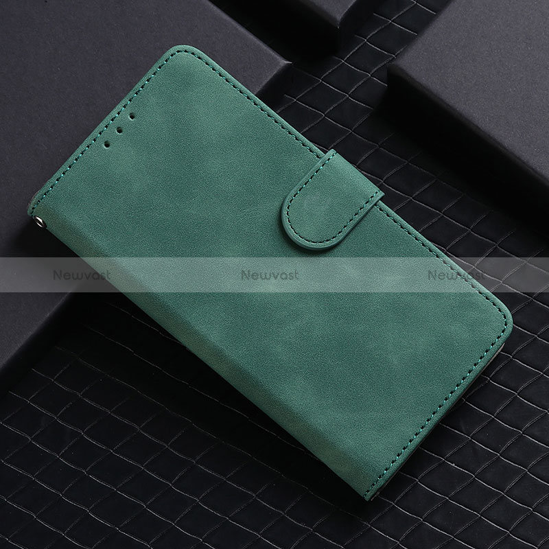 Leather Case Stands Flip Cover Holder L03Z for Realme GT 5G Green