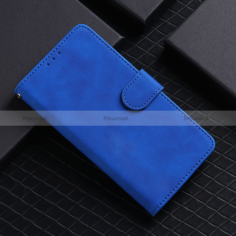 Leather Case Stands Flip Cover Holder L03Z for Realme GT Neo 3T 5G Blue