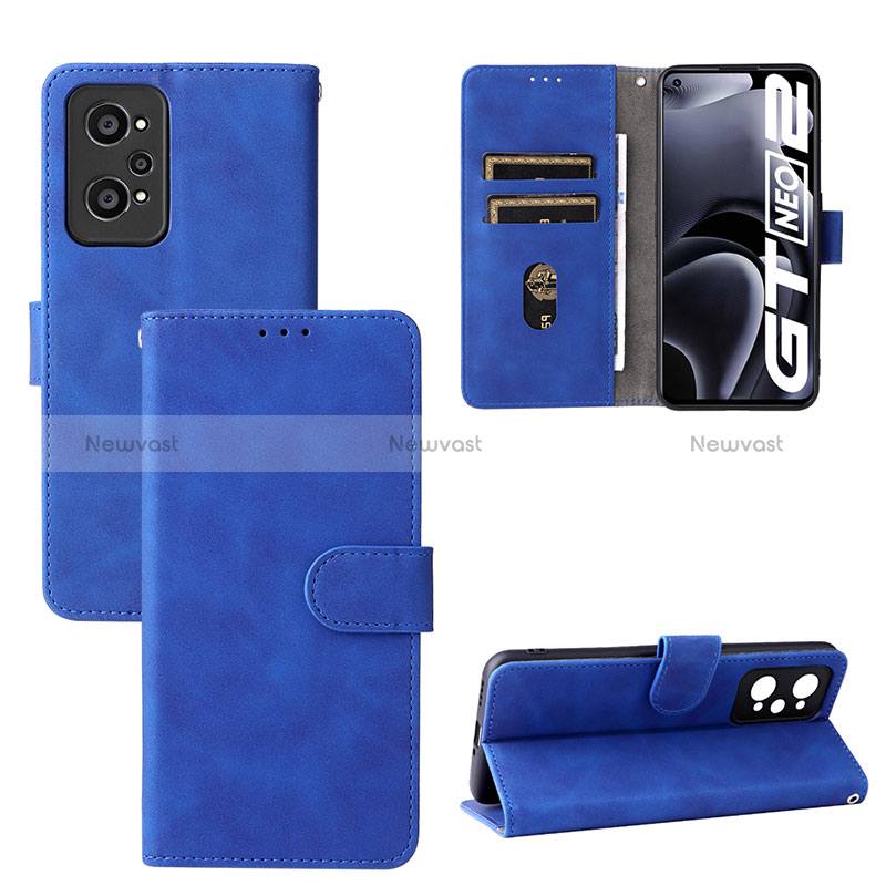 Leather Case Stands Flip Cover Holder L03Z for Realme GT Neo2 5G