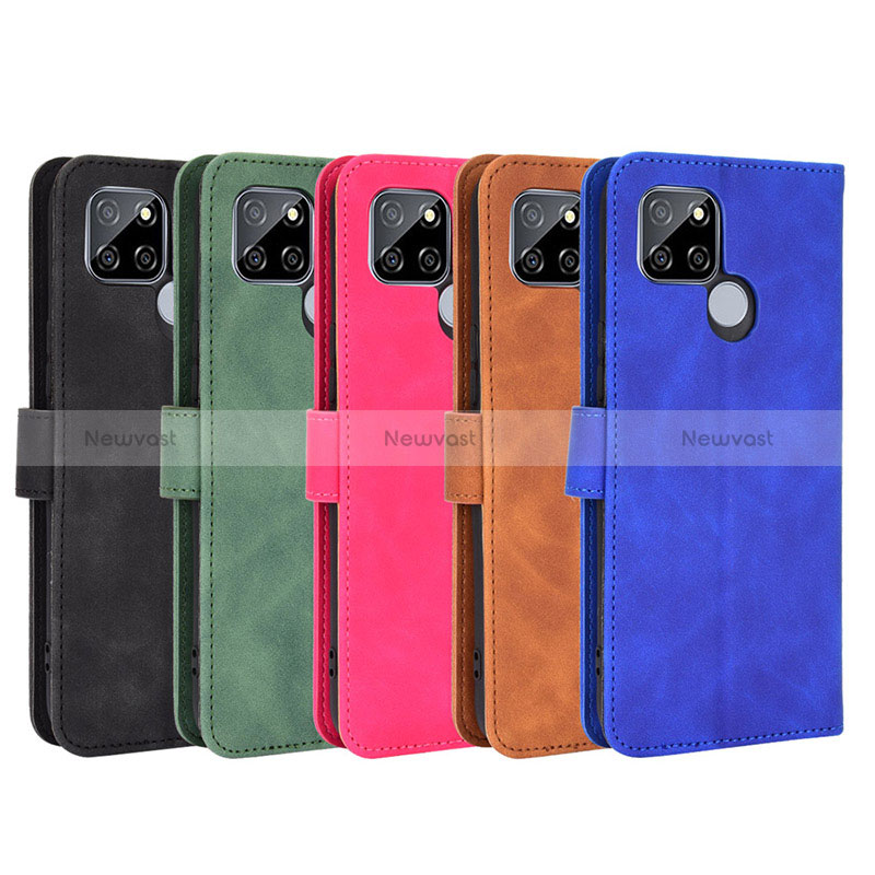 Leather Case Stands Flip Cover Holder L03Z for Realme Q2i 5G