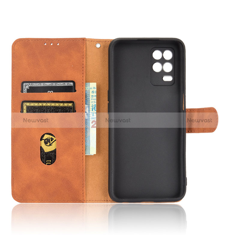 Leather Case Stands Flip Cover Holder L03Z for Realme Q3 5G