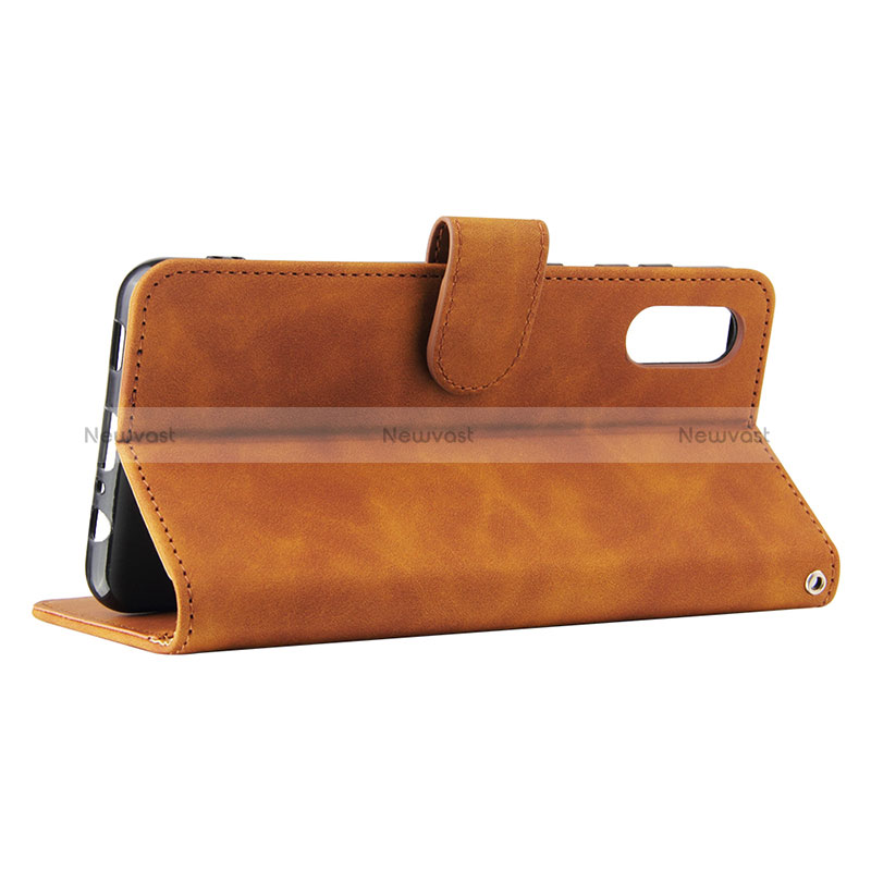 Leather Case Stands Flip Cover Holder L03Z for Samsung Galaxy A02