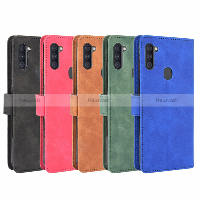 Leather Case Stands Flip Cover Holder L03Z for Samsung Galaxy A11