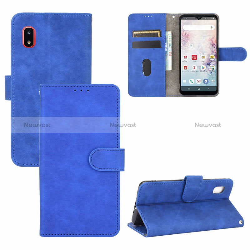 Leather Case Stands Flip Cover Holder L03Z for Samsung Galaxy A20 SC-02M SCV46