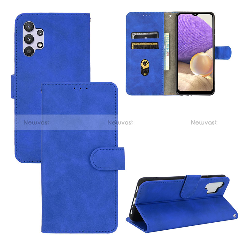 Leather Case Stands Flip Cover Holder L03Z for Samsung Galaxy A32 4G